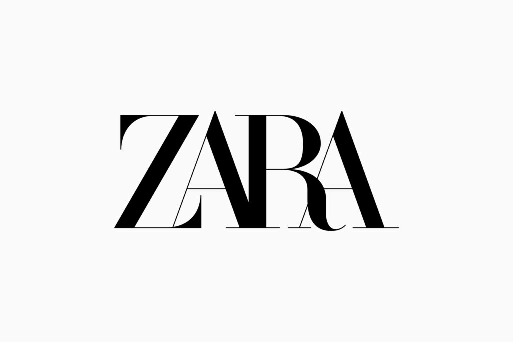 ZARA（ザラ）のロゴデザイン